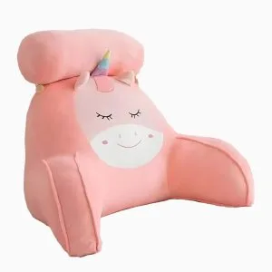 coussin de lecture licorne peluche enfant avec accoudoir 2